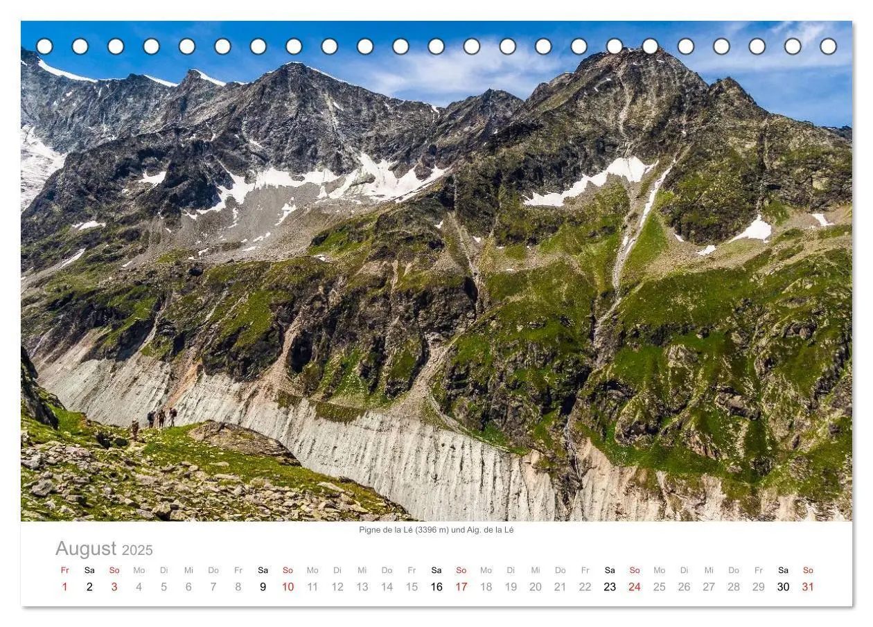 Bild: 9783435497348 | Walliser Alpen - Europas »kleiner« Himalaya (Tischkalender 2025 DIN...