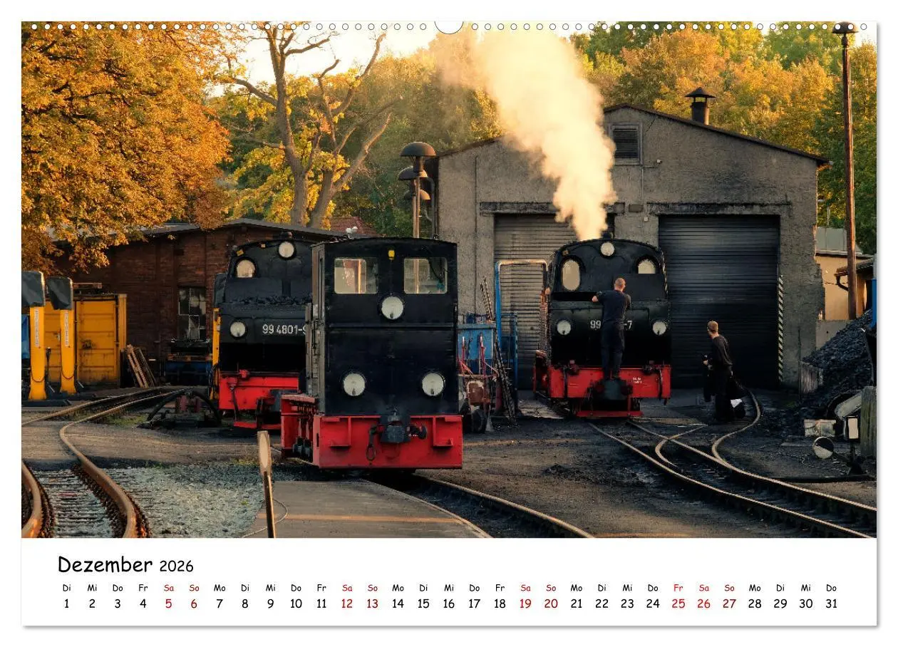 Bild: 9783457417348 | Rügens "rasender Roland" (hochwertiger Premium Wandkalender 2026...