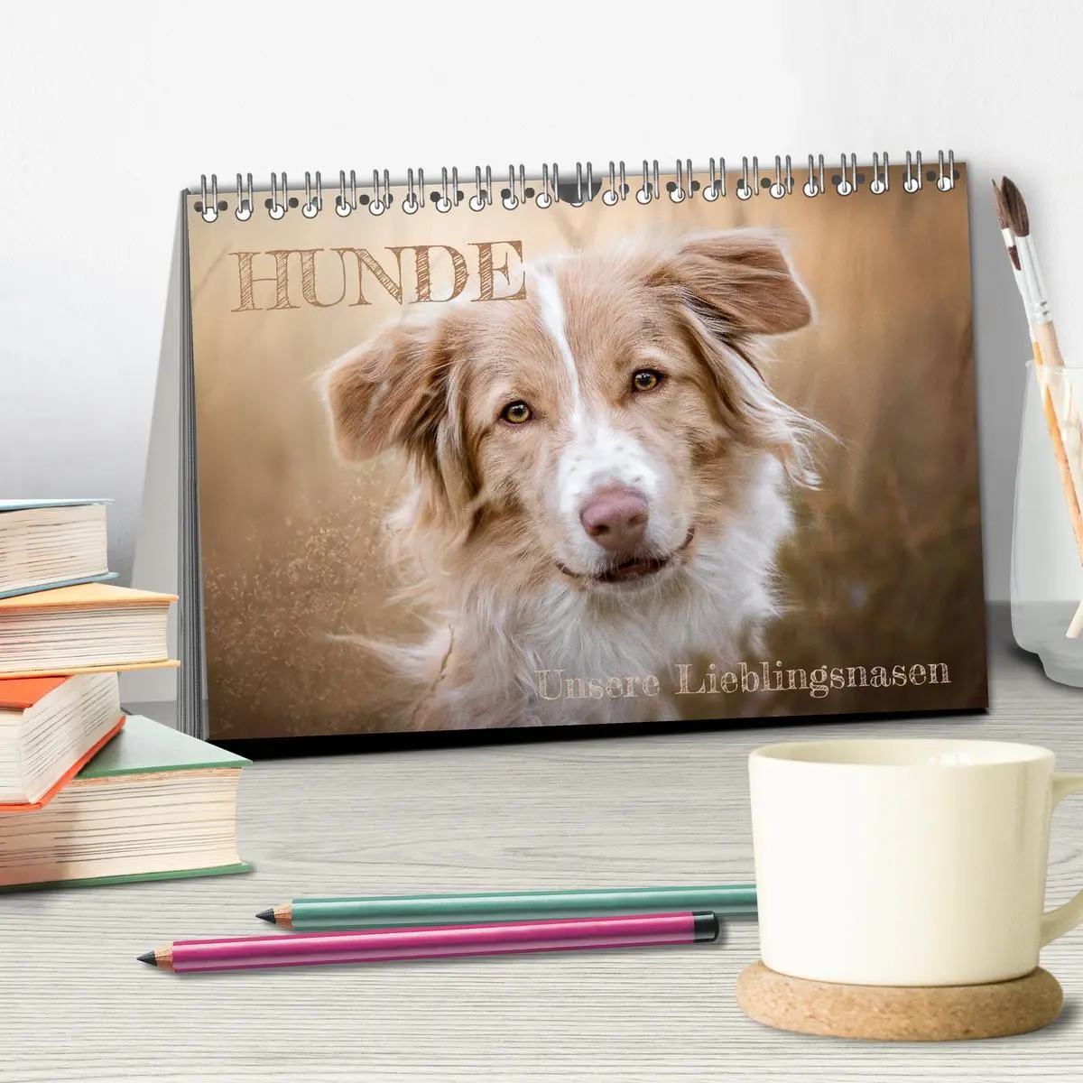 Bild: 9783457587348 | Hunde - Unsere Lieblingsnasen (Tischkalender 2026 DIN A5 quer),...