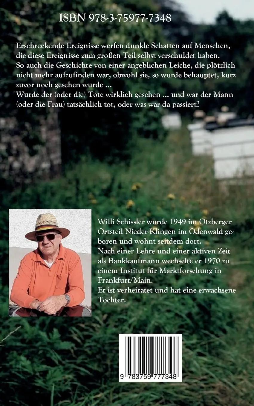 Rückseite: 9783759777348 | Der Bienenkönig | Odenwald-Krimi | Willi Schissler | Taschenbuch