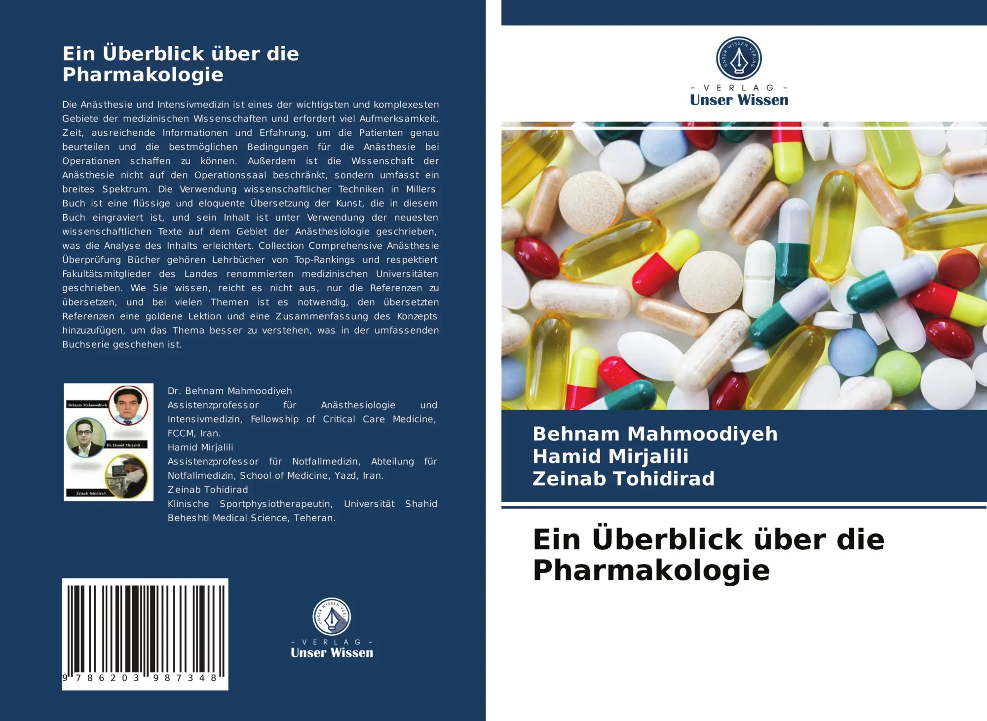 Cover: 9786203987348 | Ein Überblick über die Pharmakologie | Behnam Mahmoodiyeh (u. a.)
