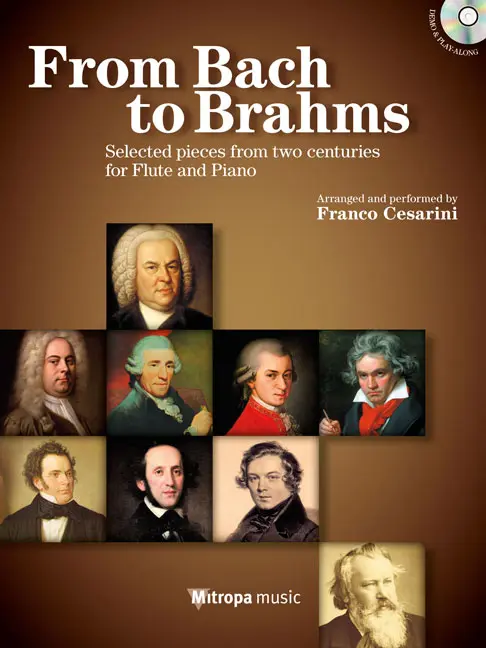 Cover: 9789043137348 | From Bach to Brahms | Buch + CD | 2013 | Mitropa Music