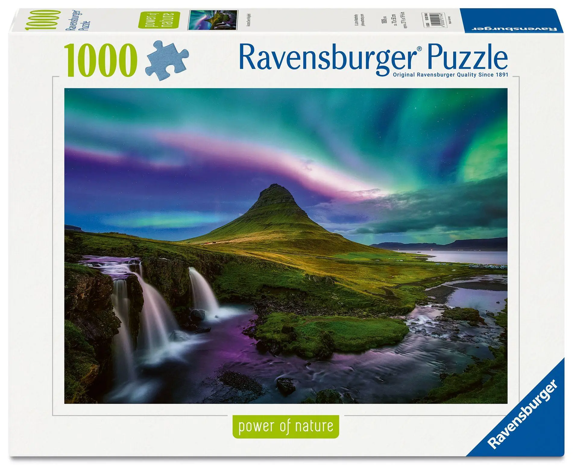 Cover: 4005555017448 | Erwachsenenpuzzle 1000 Teile - Nordlichter über Kirkjufell | Spiel