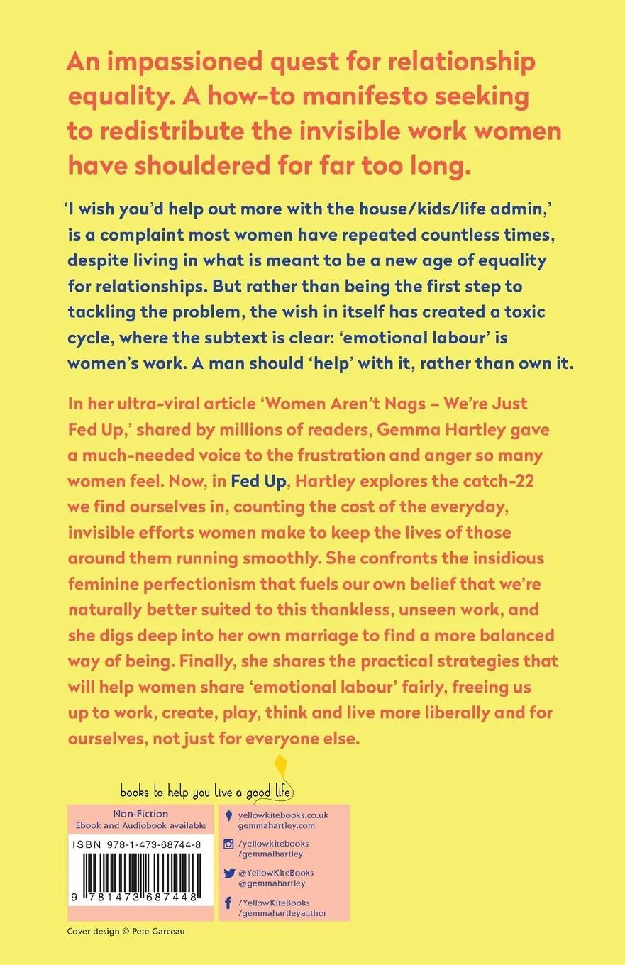 Rückseite: 9781473687448 | Fed Up | Navigating and redefining emotional labour for good | Hartley