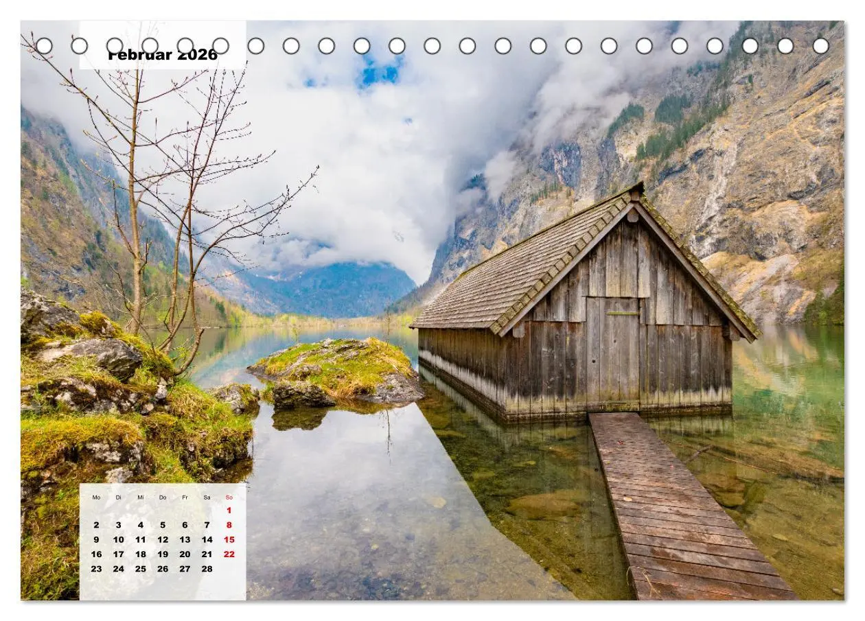Bild: 9783457647448 | Berge im Berchtesgadener Land (Tischkalender 2026 DIN A5 quer),...