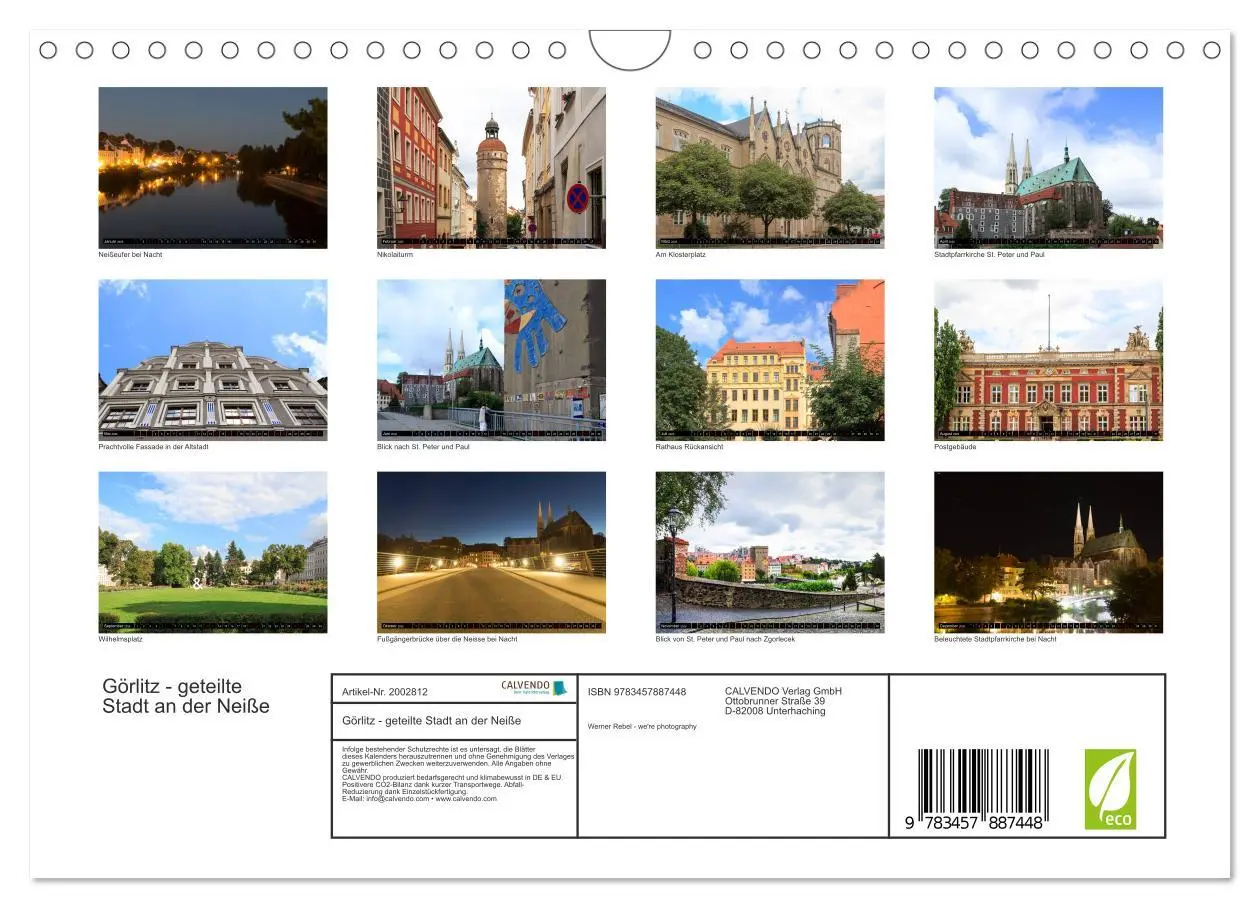 Bild: 9783457887448 | Görlitz - geteilte Stadt an der Neiße (Wandkalender 2026 DIN A4...