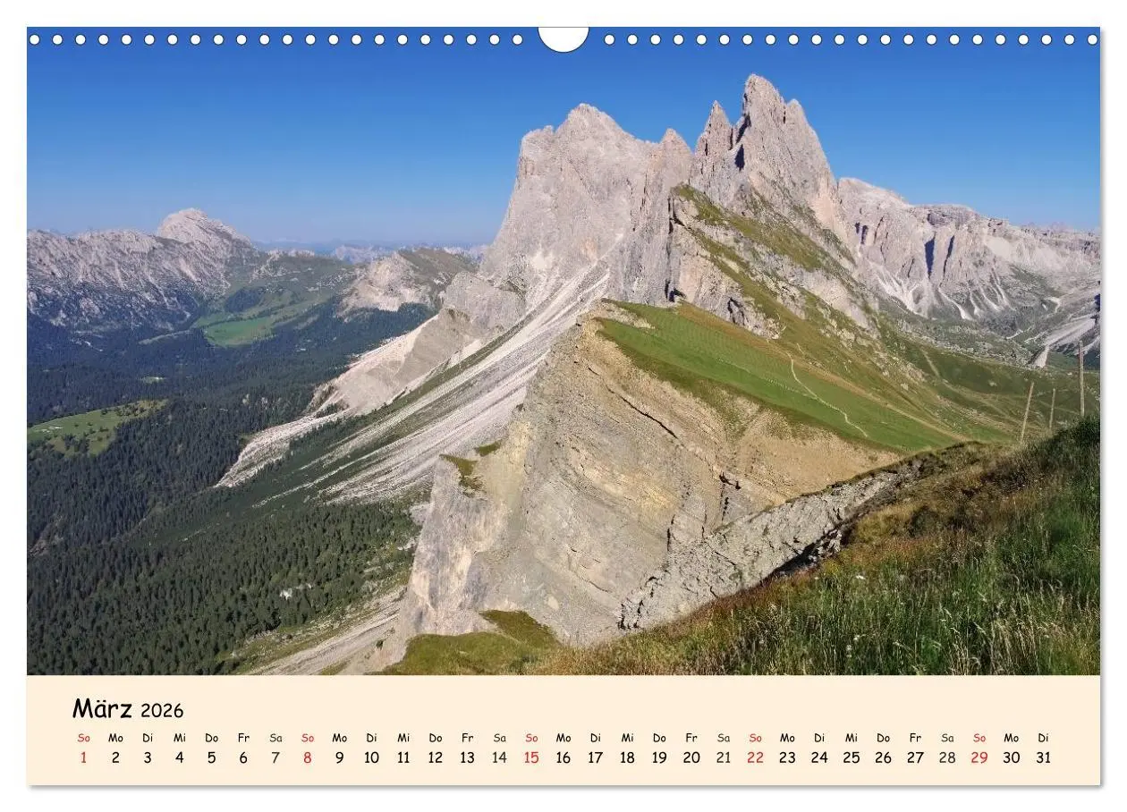 Bild: 9783457957448 | Südtirol - Zwischen Ortler und Dolomiten (Wandkalender 2026 DIN A3...