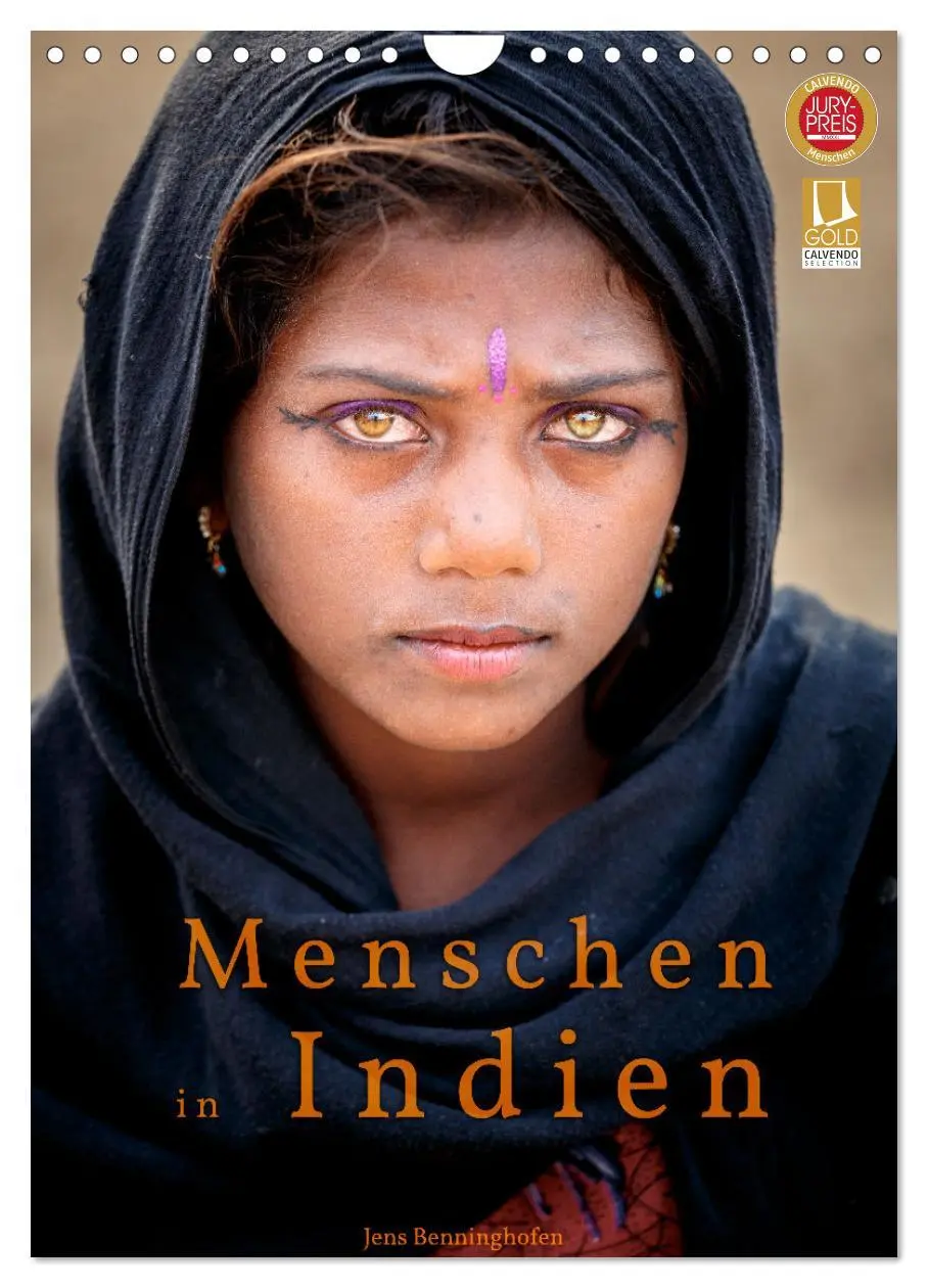 Cover: 9783516357448 | Menschen in Indien (Wandkalender 2026 DIN A4 hoch), CALVENDO...