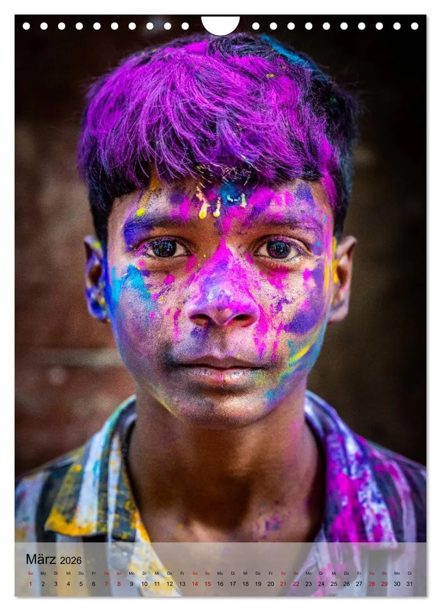 Bild: 9783516357448 | Menschen in Indien (Wandkalender 2026 DIN A4 hoch), CALVENDO...