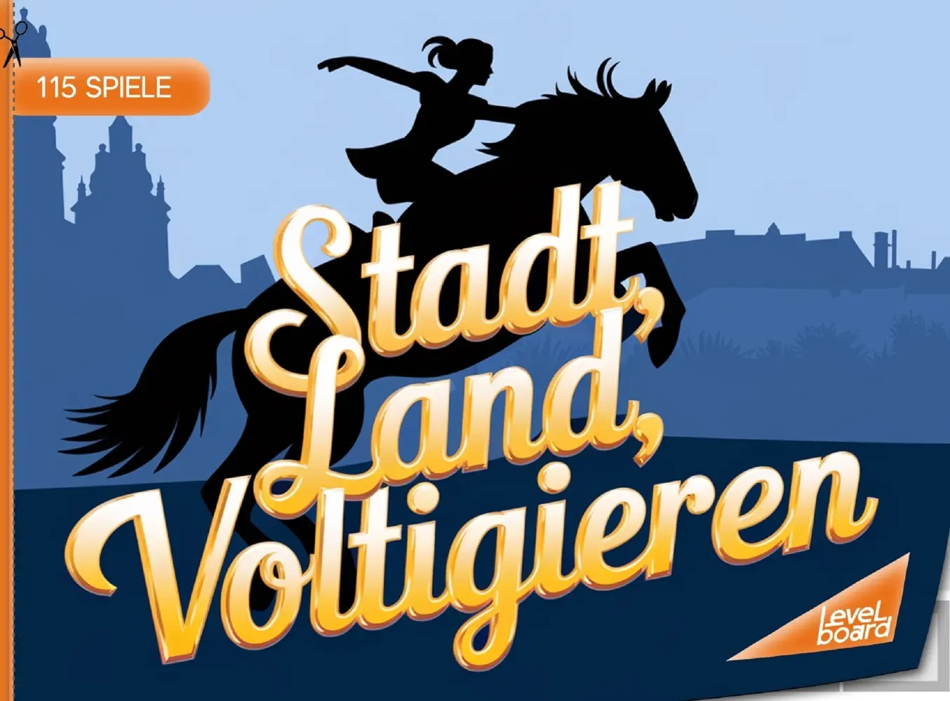 Cover: 9783693197448 | Stadt, Land, Voltigieren - 115 Spielblöcke | levelBoard Spiele | Buch