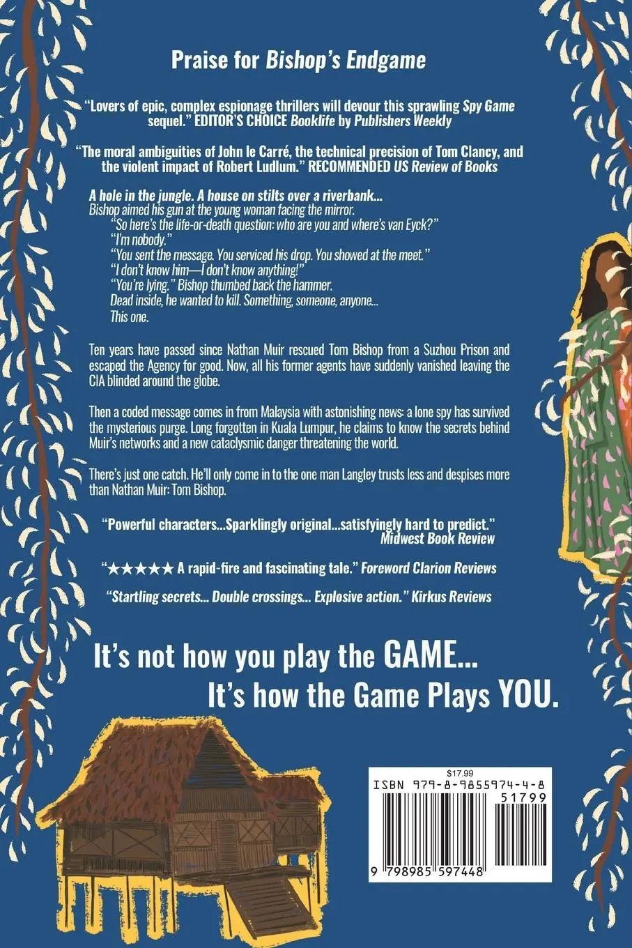 Rückseite: 9798985597448 | Bishop's Endgame | Sequel to the movie classic Spy Game | Beckner