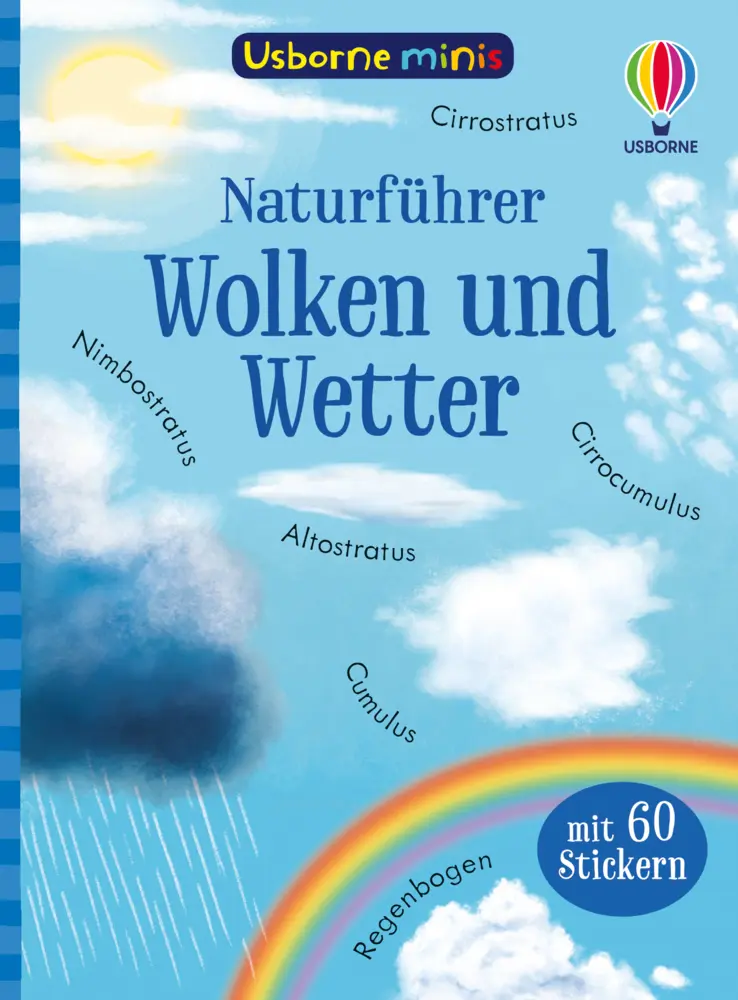 Cover: 9781789417548 | Usborne Minis Naturführer: Wolken und Wetter | mit 60 Stickern | Nolan