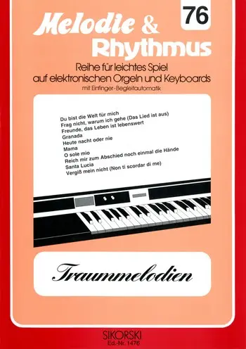 Cover: 9790003027548 | Melodie &amp; Rhythmus, Heft 76: Traummelodien | Songbuch (E-Orgel) | Buch