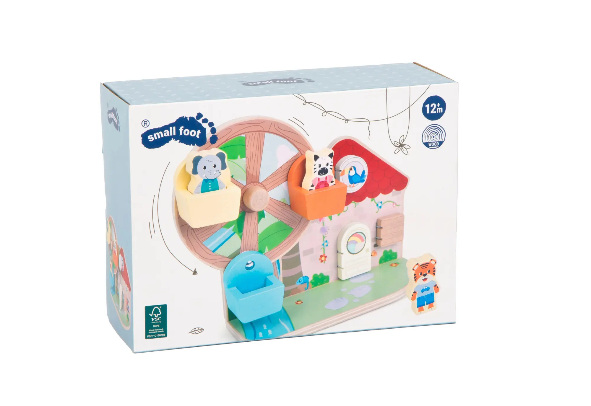 Bild: 4020972127648 | Motorikspielzeug Riesenrad "Jungle Friends" | 12764 | Deutsch | 2025