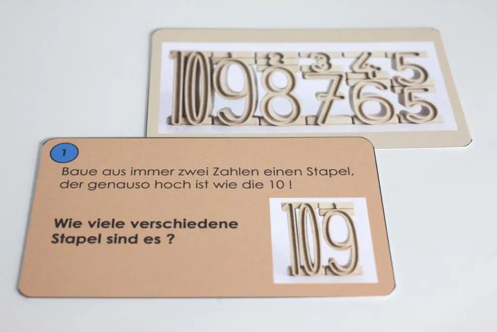 Bild: 4260414067648 | Aufgabenkärtchen für die Stapelzahlen | Box | Deutsch | 2020