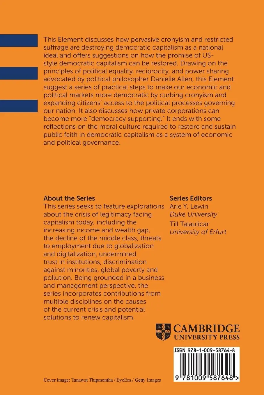 Rückseite: 9781009587648 | The Fading Light of Democratic Capitalism | Malcolm S. Salter | Buch