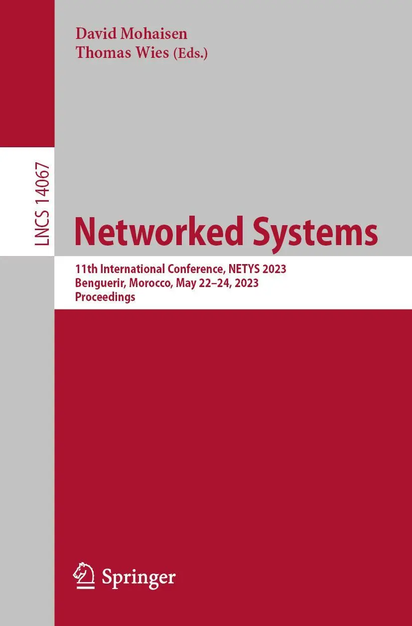 Cover: 9783031377648 | Networked Systems | David Mohaisen (u. a.) | Taschenbuch | x | 2023