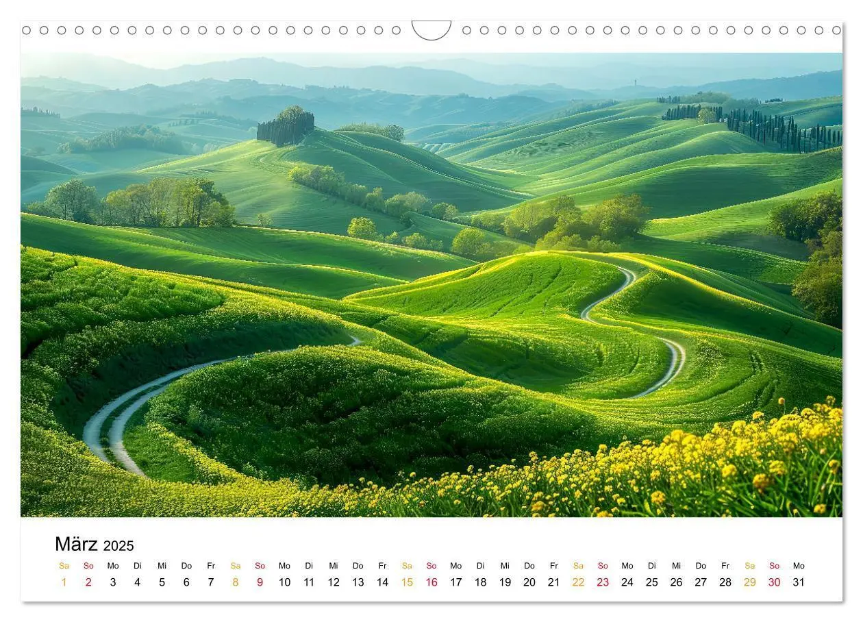 Bild: 9783383827648 | Straßen und Wege (Wandkalender 2025 DIN A3 quer), CALVENDO...