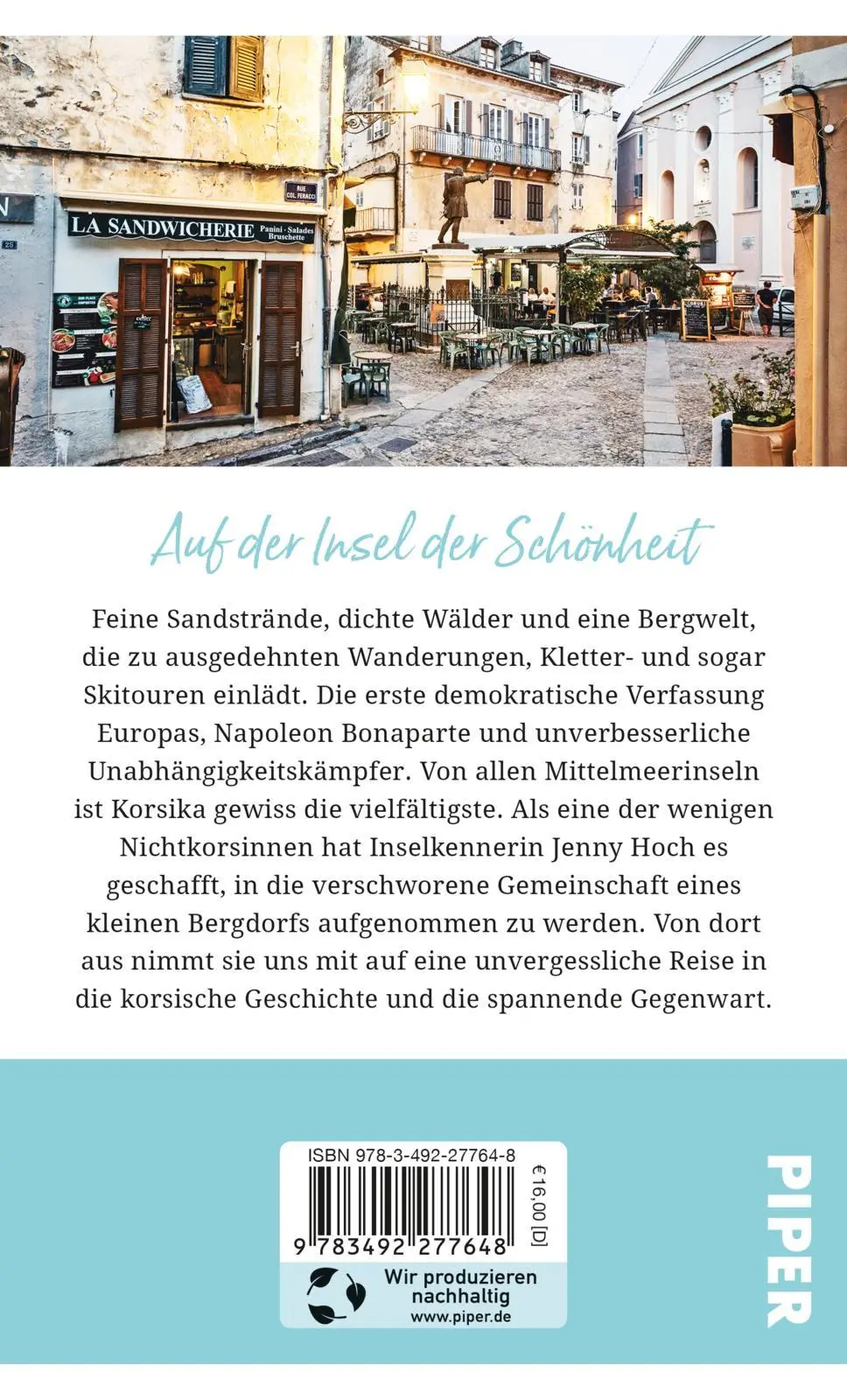 Rückseite: 9783492277648 | Gebrauchsanweisung für Korsika | Jenny Hoch | Taschenbuch | 224 S.