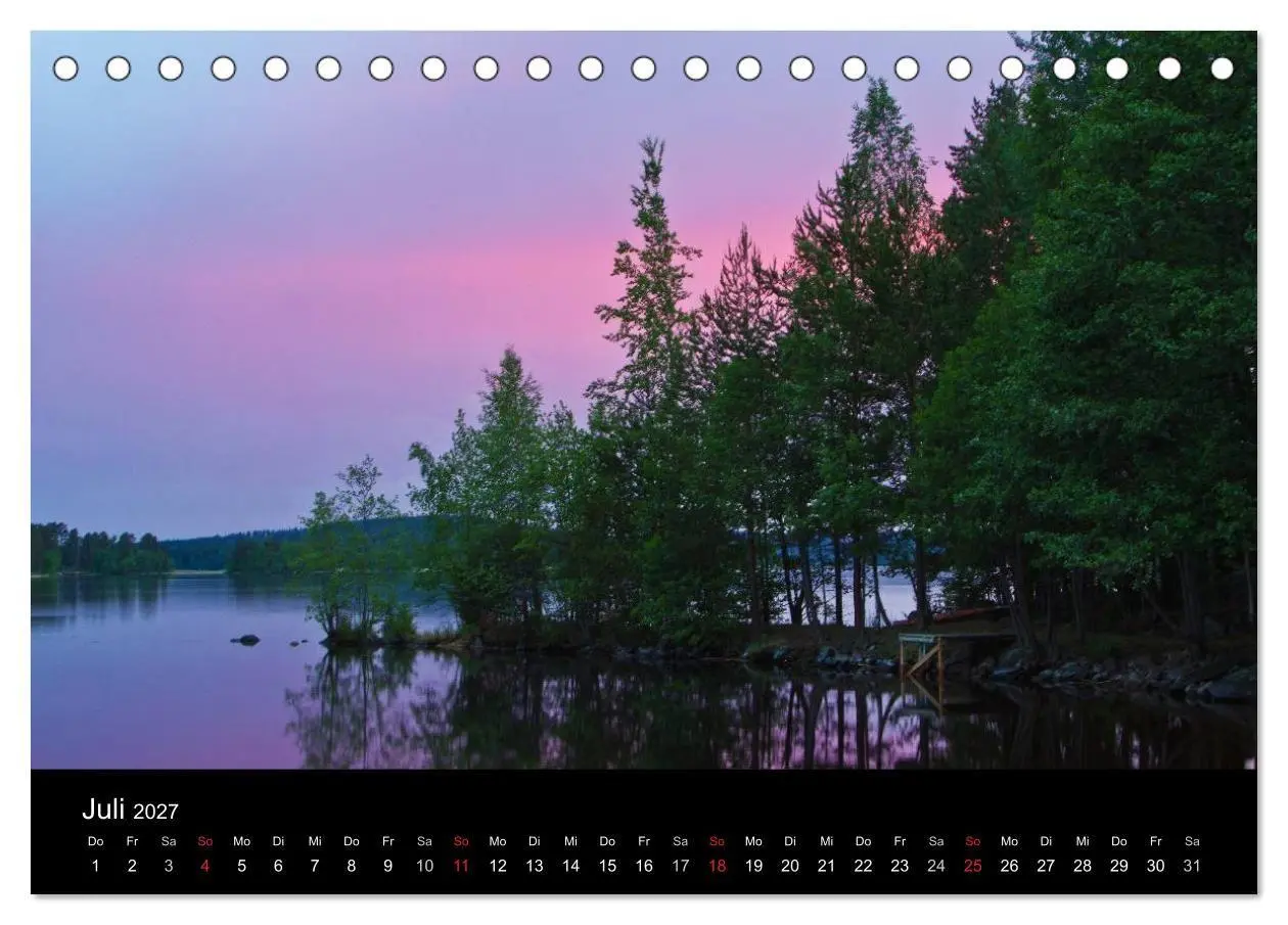 Bild: 9783594177648 | Lichter des Nordens (Tischkalender 2027 DIN A5 quer), CALVENDO...