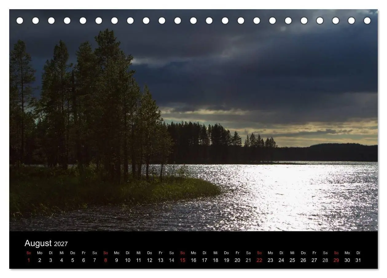 Bild: 9783594177648 | Lichter des Nordens (Tischkalender 2027 DIN A5 quer), CALVENDO...