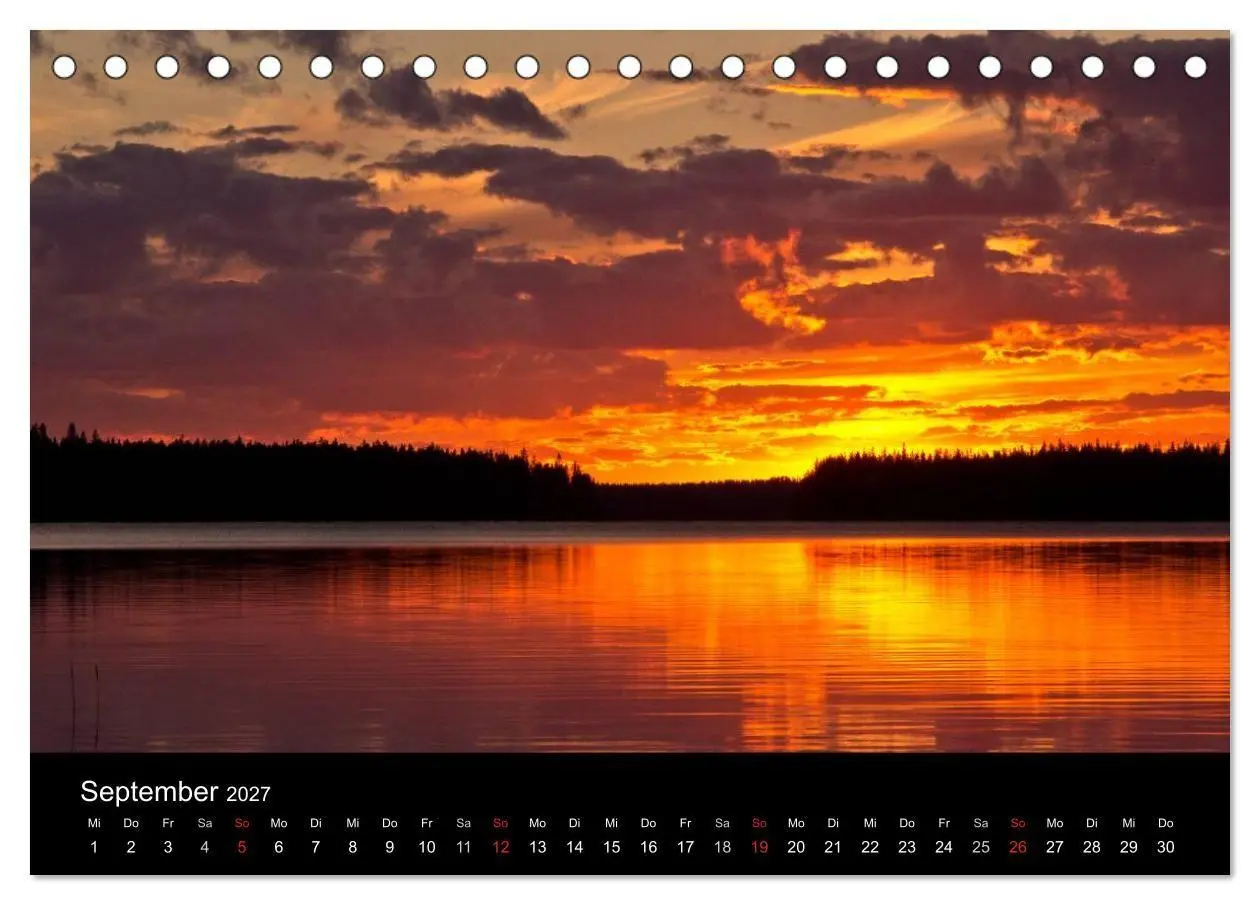 Bild: 9783594177648 | Lichter des Nordens (Tischkalender 2027 DIN A5 quer), CALVENDO...