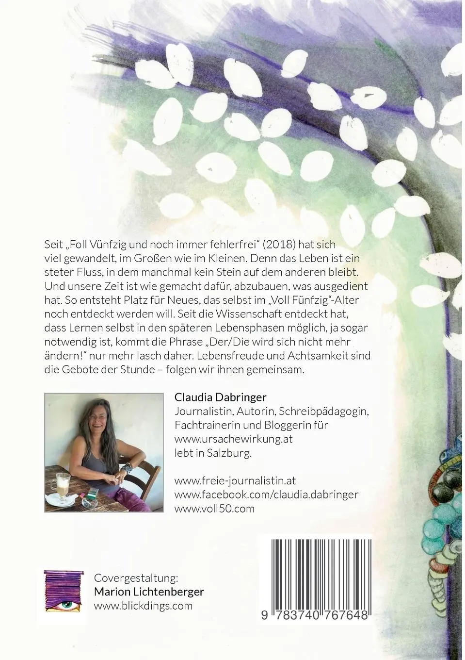 Rückseite: 9783740767648 | Voll Fünfzig und halb philosophisch | Claudia Dabringer | Taschenbuch