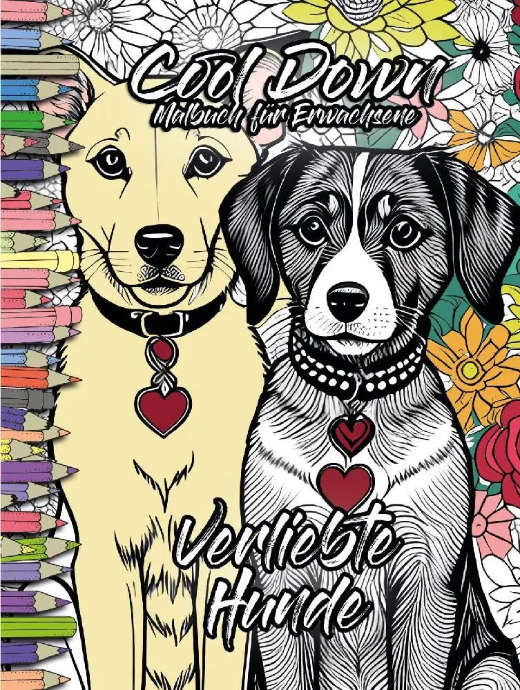 Cover: 4260068867748 | Cool Down Malbuch für Erwachsene: Verliebte Hunde | York P. Herpers