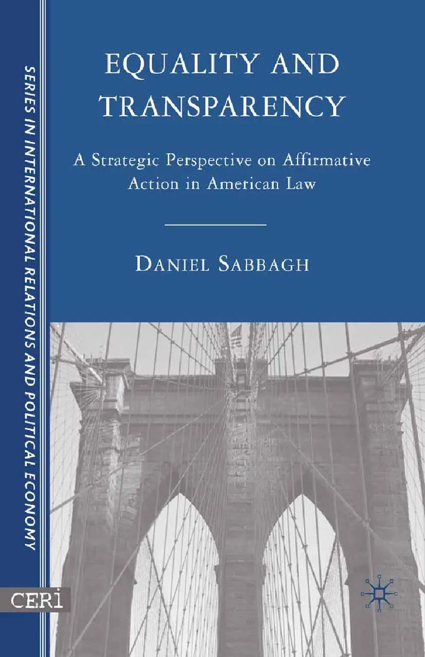 Cover: 9781349527748 | Equality and Transparency | D. Sabbagh | Taschenbuch | x | Englisch