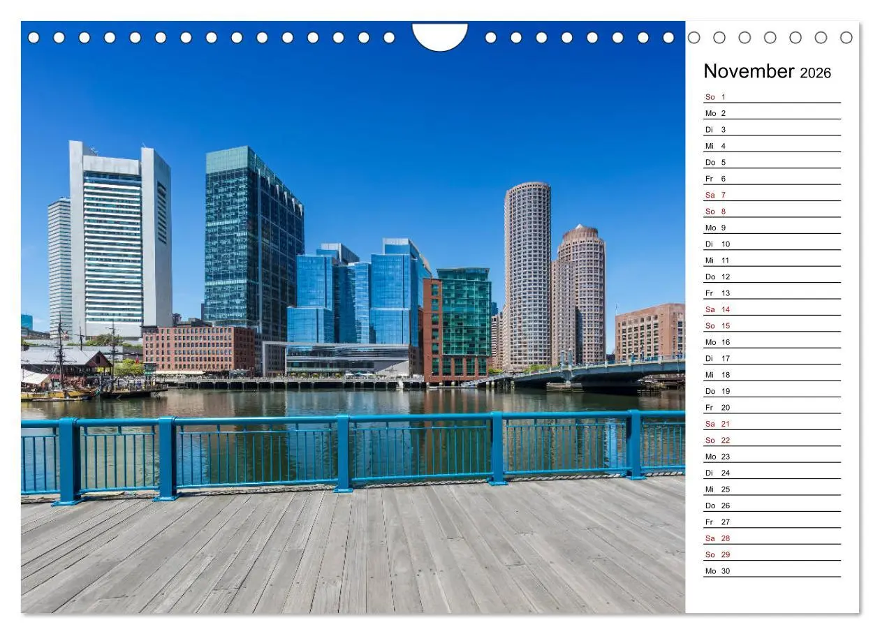 Bild: 9783457857748 | Stadtansichten aus Boston (Wandkalender 2026 DIN A4 quer), CALVENDO...
