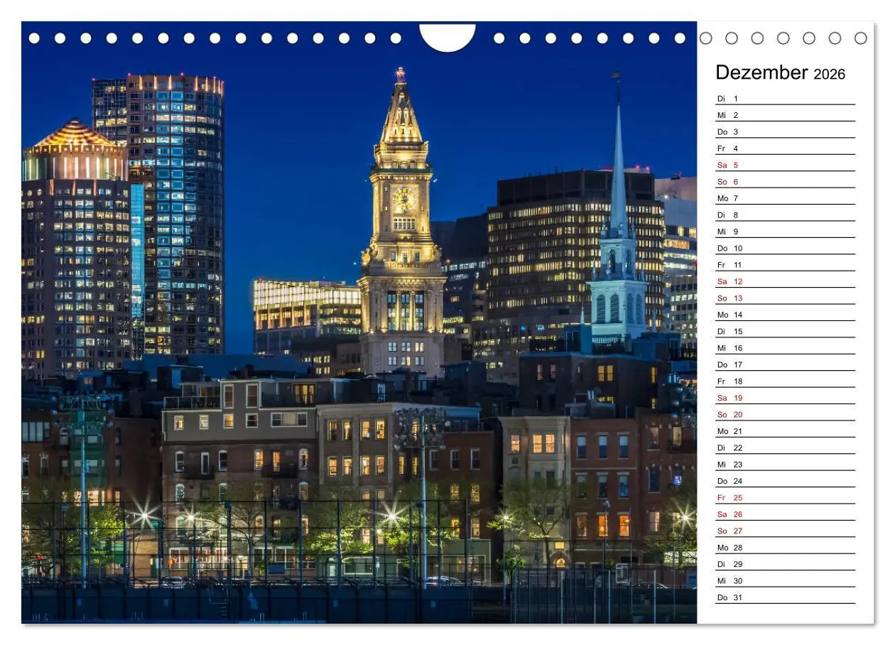 Bild: 9783457857748 | Stadtansichten aus Boston (Wandkalender 2026 DIN A4 quer), CALVENDO...
