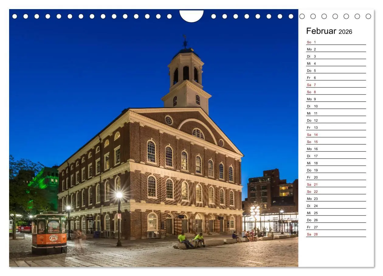 Bild: 9783457857748 | Stadtansichten aus Boston (Wandkalender 2026 DIN A4 quer), CALVENDO...