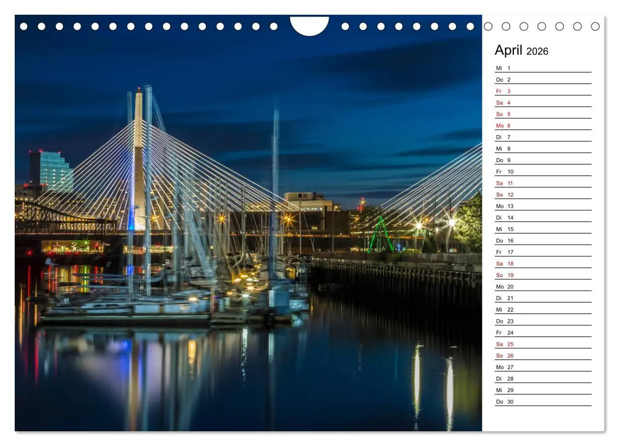 Bild: 9783457857748 | Stadtansichten aus Boston (Wandkalender 2026 DIN A4 quer), CALVENDO...