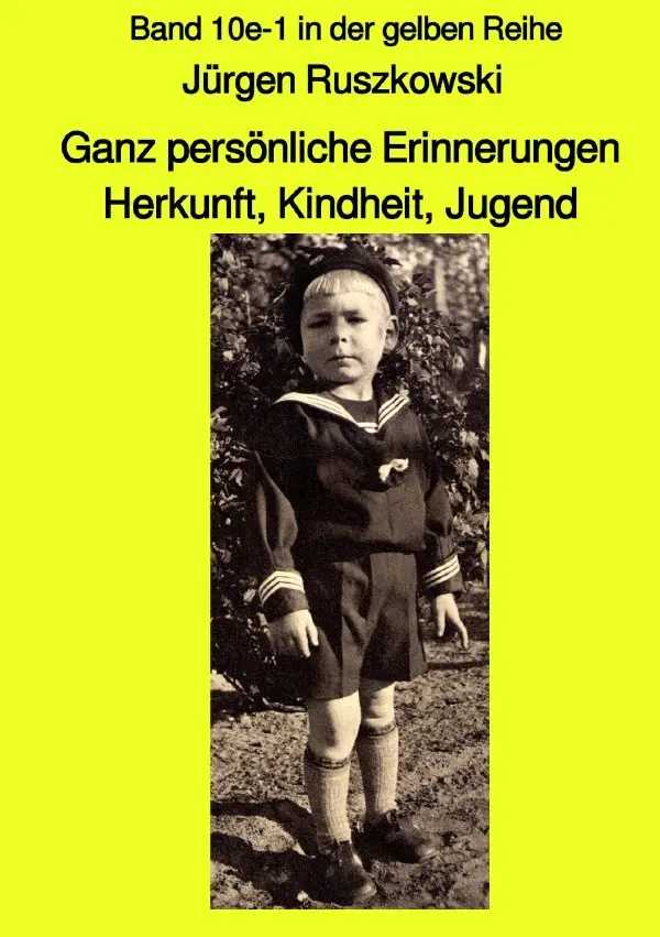 Cover: 9783748537748 | Ganz persönliche Erinnerungen - Herkunft, Kindheit, Jugend - Band...