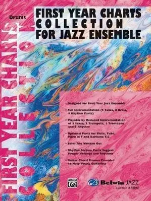 Cover: 9780757977848 | First Year Charts Collection for Jazz Ensemble | Drums | Taschenbuch