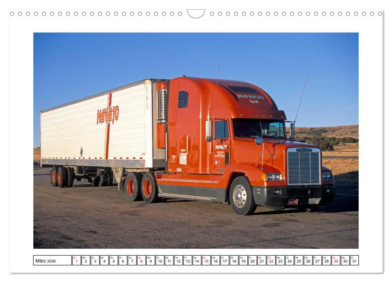 Bild: 9783457777848 | US-Trucks - Auf Achse in Amerika (Wandkalender 2026 DIN A3 quer),...
