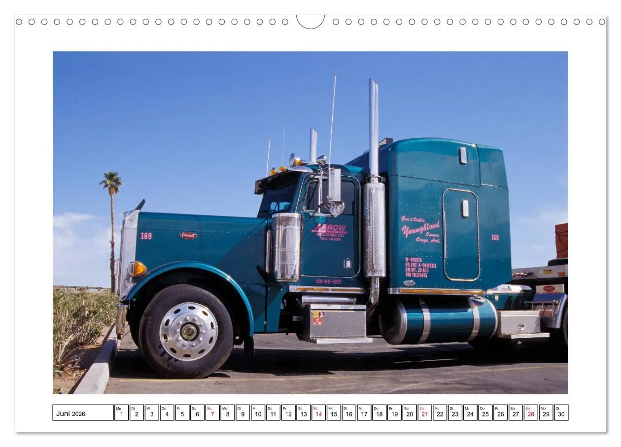 Bild: 9783457777848 | US-Trucks - Auf Achse in Amerika (Wandkalender 2026 DIN A3 quer),...