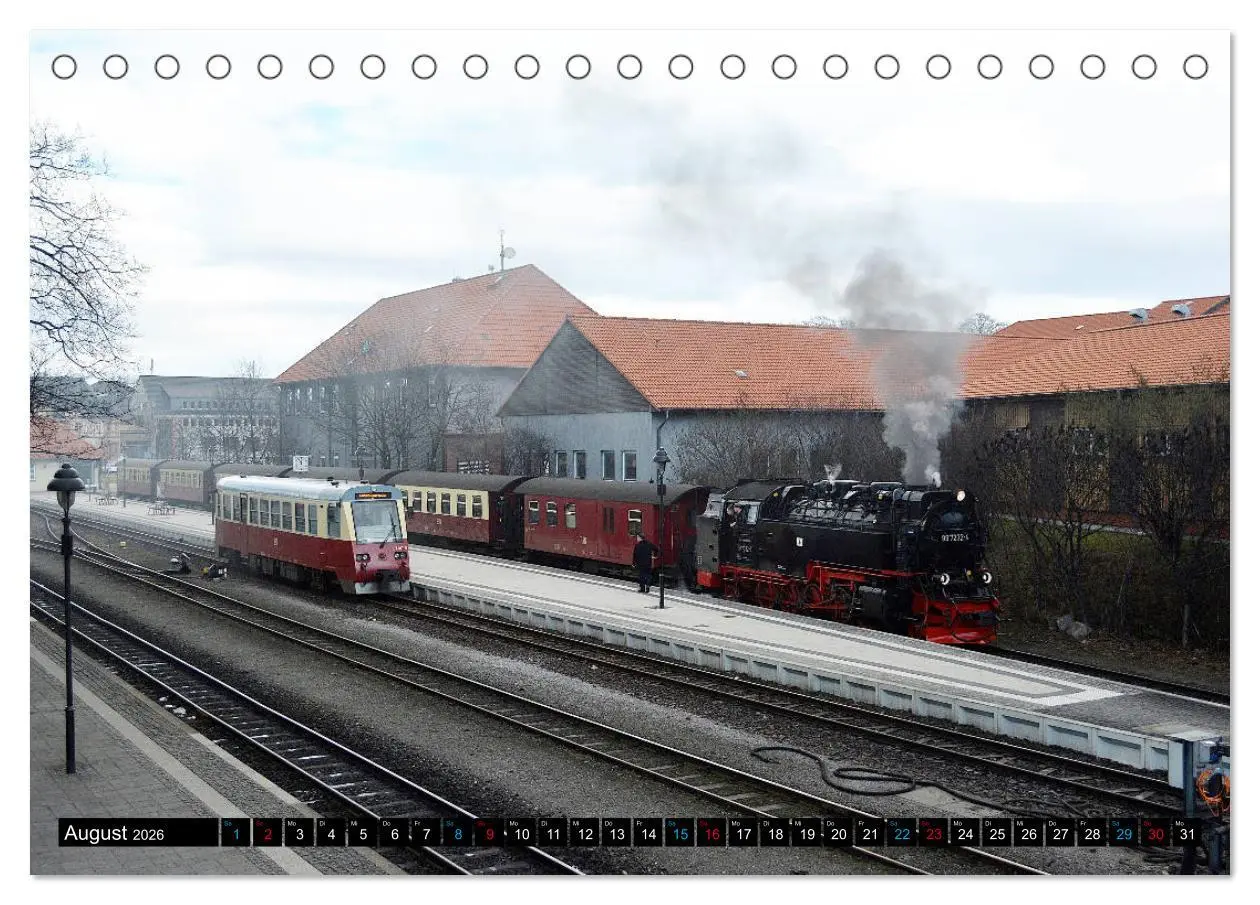 Bild: 9783457847848 | Dampf am Brocken - Die Harzquerbahn (Tischkalender 2026 DIN A5...