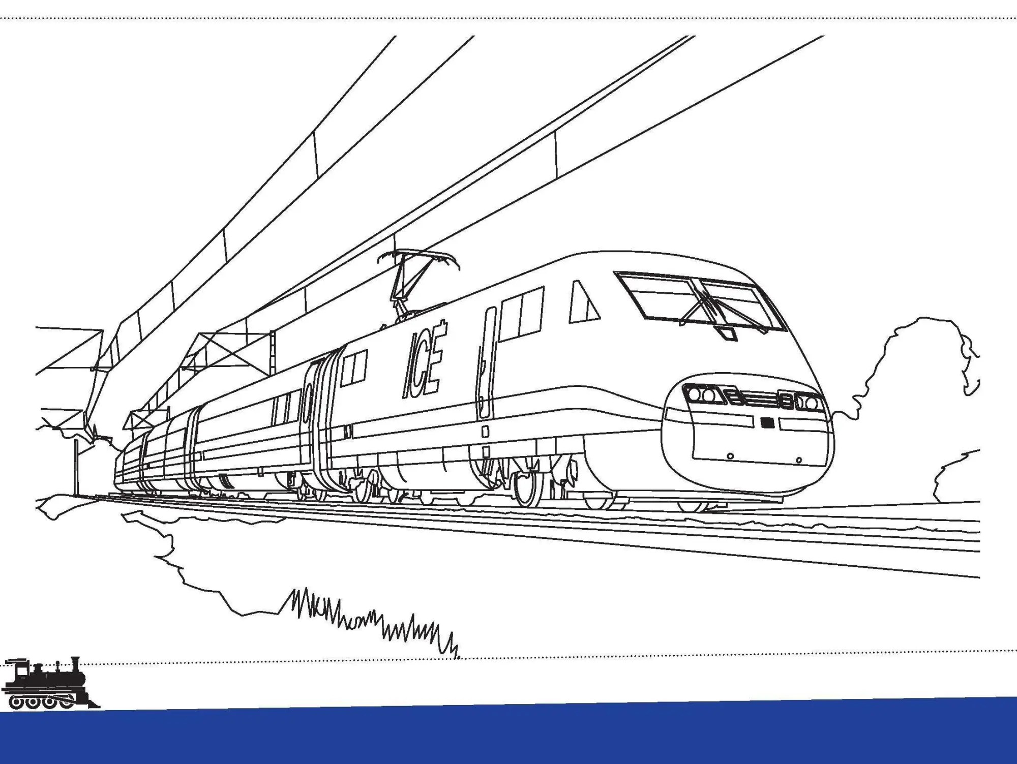 Bild: 9783613717848 | ICE &amp; Co Das Eisenbahn-Malbuch | Spaß und Wissen für die ganze Familie