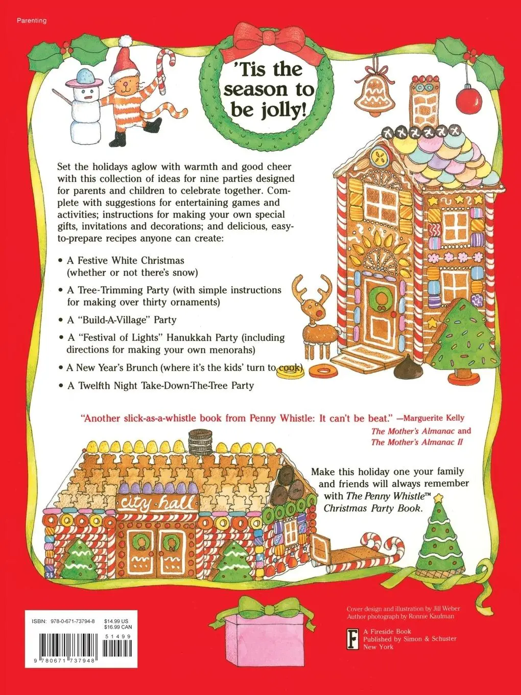 Rückseite: 9780671737948 | Penny Whistle Christmas Party Book | Meredith Brokaw | Taschenbuch