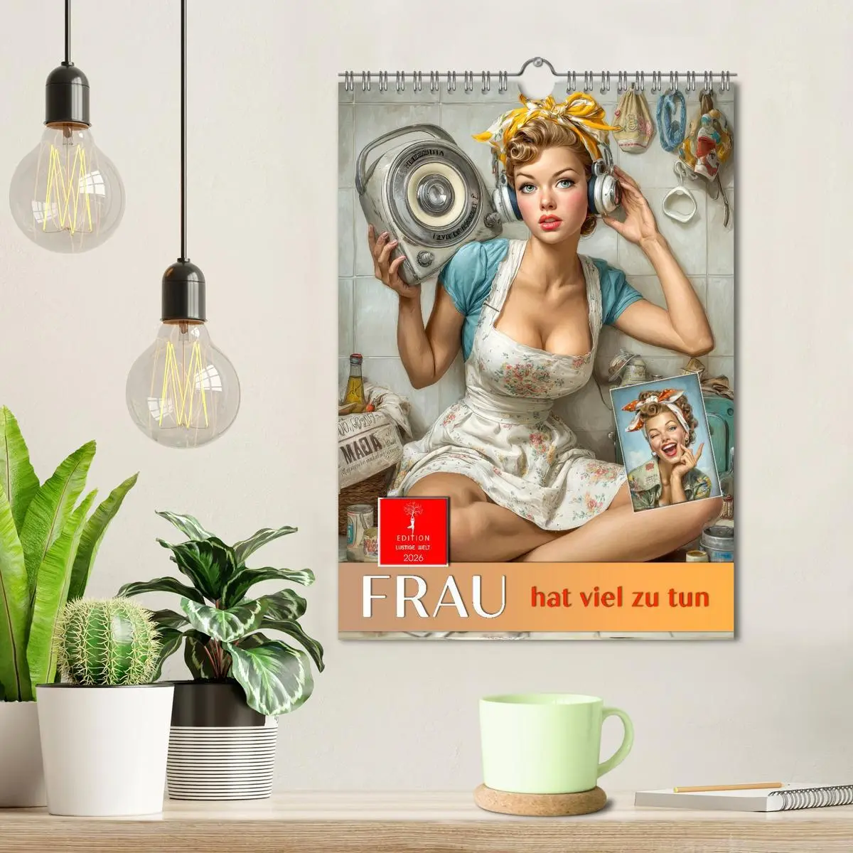 Bild: 9783516617948 | Frau hat viel zu tun (Wandkalender 2026 DIN A4 hoch), CALVENDO...