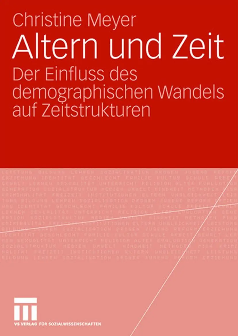 Cover: 9783531157948 | Altern und Zeit | Christine Meyer | Taschenbuch | ix | Deutsch | 2008