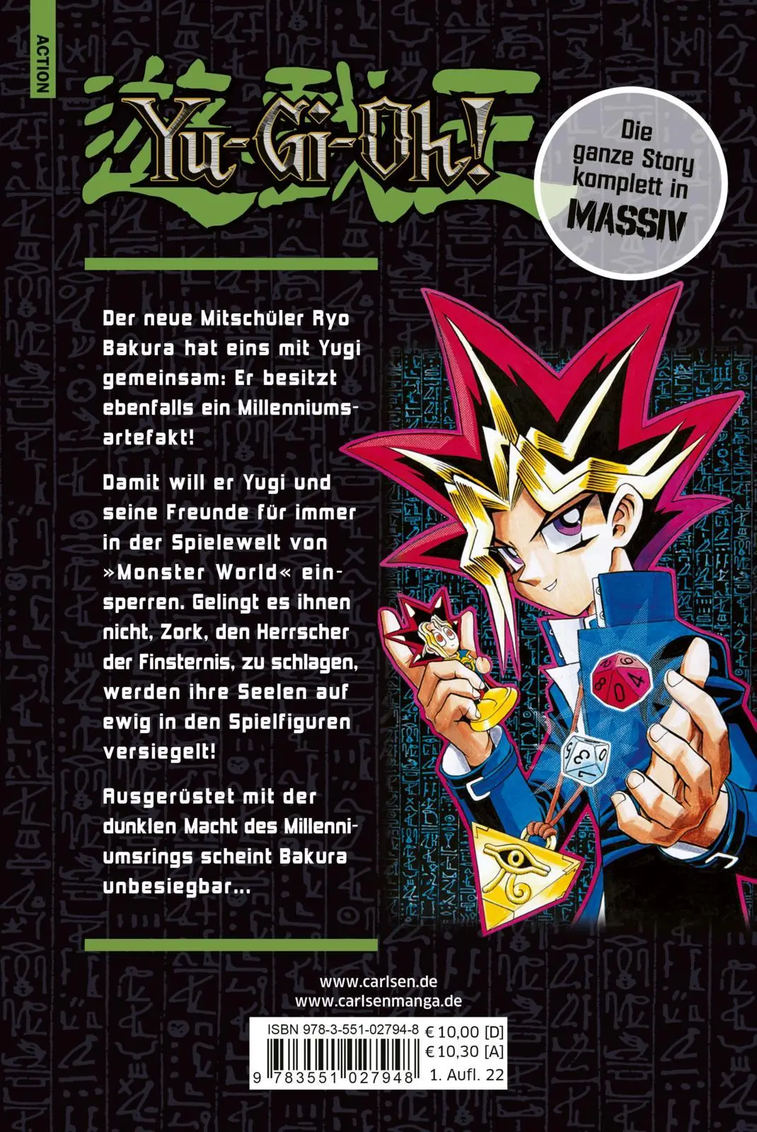 Rückseite: 9783551027948 | Yu-Gi-Oh! Massiv 3 | Kazuki Takahashi | Taschenbuch | Yu-Gi-Oh! Massiv