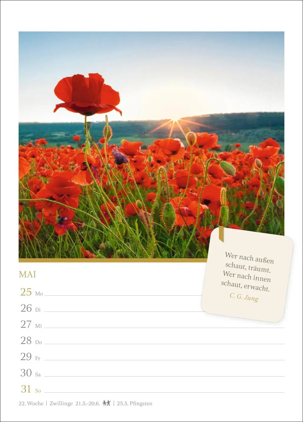 Bild: 9783840037948 | Momente der Achtsamkeit Wochenkalender 2026 - Wochenkalender mit...