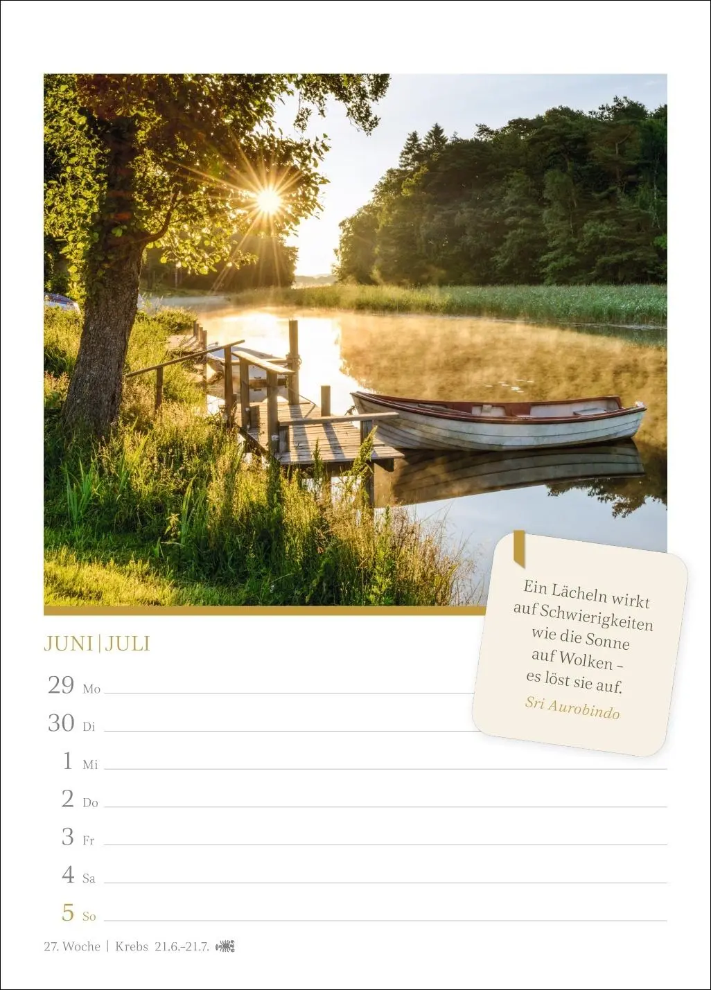 Bild: 9783840037948 | Momente der Achtsamkeit Wochenkalender 2026 - Wochenkalender mit...