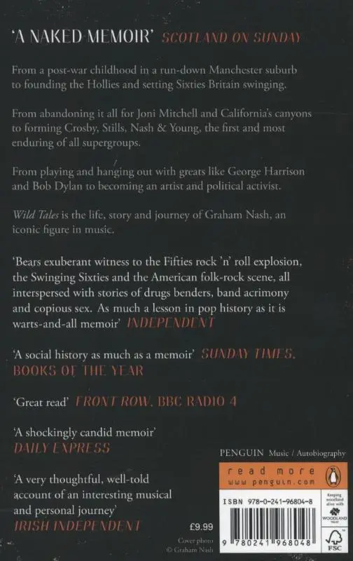 Rückseite: 9780241968048 | Wild Tales | A Rock-And-Roll Memoir | Graham Nash | Taschenbuch | 2014