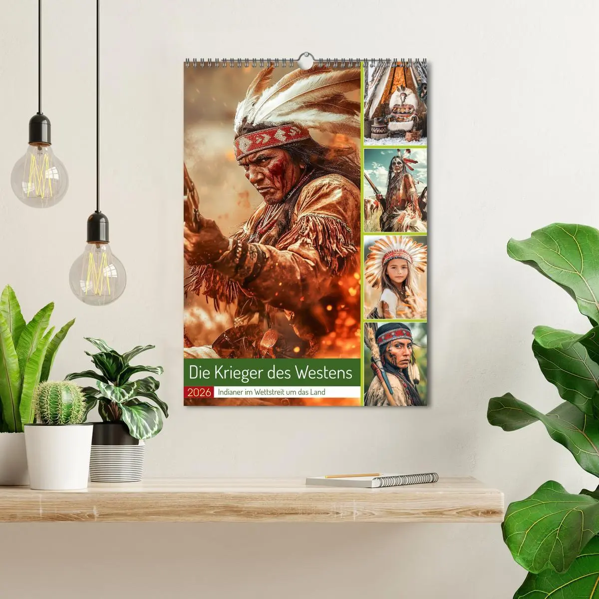Bild: 9783457278048 | Die Krieger des Westens (Wandkalender 2026 DIN A3 hoch), CALVENDO...