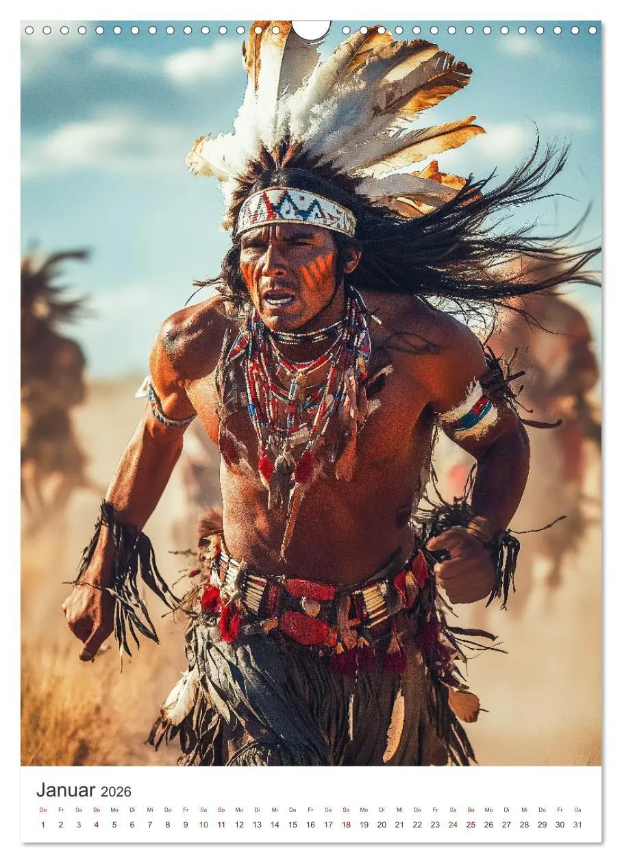 Bild: 9783457278048 | Die Krieger des Westens (Wandkalender 2026 DIN A3 hoch), CALVENDO...