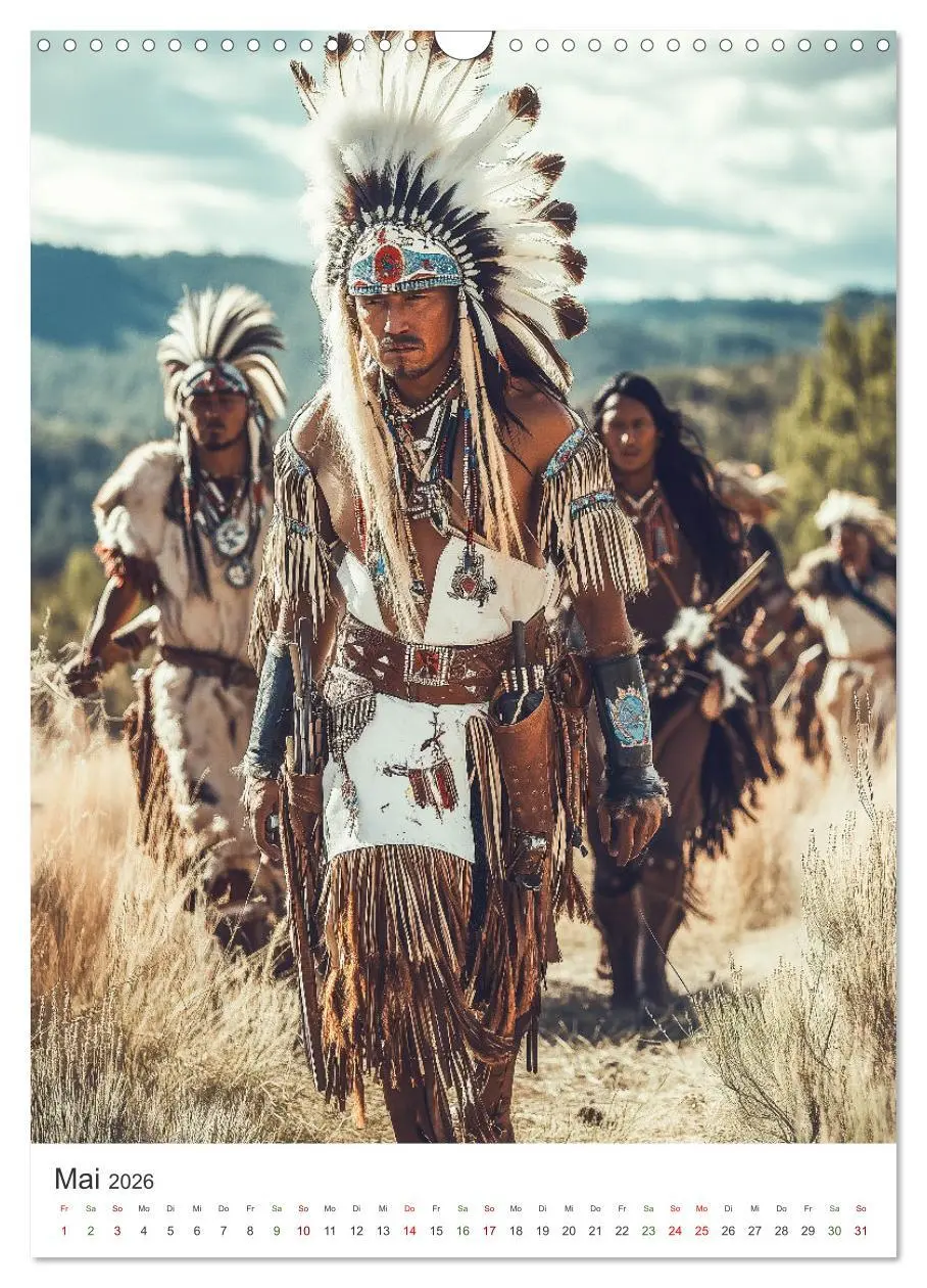 Bild: 9783457278048 | Die Krieger des Westens (Wandkalender 2026 DIN A3 hoch), CALVENDO...