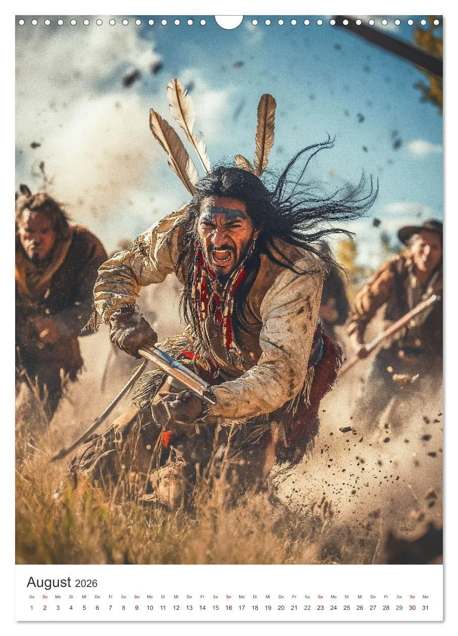 Bild: 9783457278048 | Die Krieger des Westens (Wandkalender 2026 DIN A3 hoch), CALVENDO...